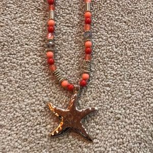 long starfish necklace